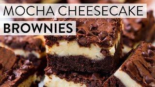 Mocha Cheesecake Brownies  Sallys Baking Recipes [upl. by Morissa]