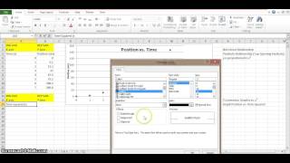 AP Physics 1 Introduction 11 Linearizing Data with Excel [upl. by Eenitsed664]