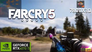 FAR CRY 5  RYZEN 7 7800X3D  RTX 4070 Ti  1440p Max Settings [upl. by Ereveneug187]