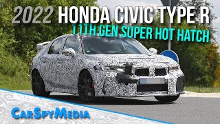 2022 Honda Civic Type R Prototype 11th Generation Hot Hatch Spied Testing On The Road [upl. by Salazar67]