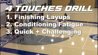 Make Your Players GREAT Finishers With This quot4 Touchesquot Basketball Drill [upl. by Dorion]