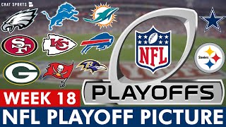 NFL Playoff Picture NFC amp AFC Clinching Scenarios NFL Week 18 Schedule Wild Card Race amp Standings [upl. by Millhon]