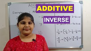 Additive Inverse  How to find Additive Inverse [upl. by Venn]