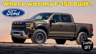 How to Determine Where your Ford F150 was Built [upl. by Okiam]