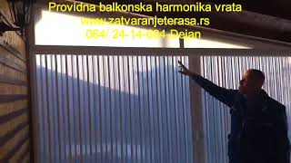 Providna balkonska harmonika vrata [upl. by Annaynek]