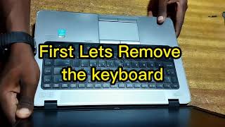 HP elite book 840 keyboard Replacement [upl. by Septima]