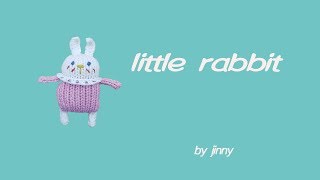 How to knit dolllittle rabbit [upl. by Drislane]