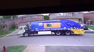 How Garbage Is Picked Up in Region of Peel Ontario Canada [upl. by Esyla]