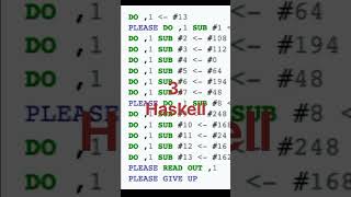 TOP 5 MOST HARDEST PROGRAMING LANGUAGE IN THE WORLD facts knowledge [upl. by Barthelemy511]