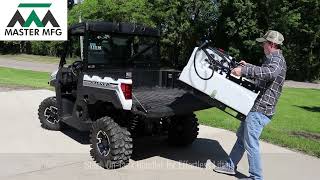 Master MFG 50Gallon Premium UTV Spot amp Broadcast Mounted Sprayer Overview [upl. by Repard918]