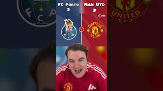 Match Reaction FC Porto 3 vs Man Utd 3 matchreaction europaleague [upl. by Cardinal]