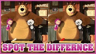 Masha and The Bear  Spot The Difference  Fun Game For Kids [upl. by Agan27]