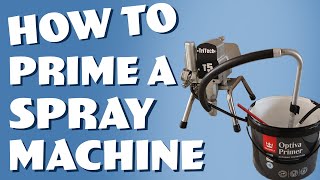 How to Prime the TriTech T5 Spray Machine with Paint [upl. by Yasdnil]