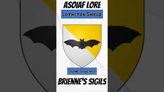 Brienne of Tarths Sigils and Shields Asoiaf Game of Thrones Lore asoiaf gameofthrones [upl. by Dumas]