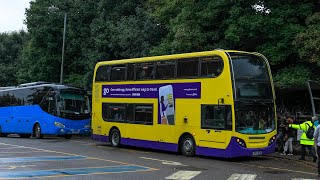 SK07DZB  Kickdown on Purley  Redhill Rail Replacement  220924 [upl. by Lourie]