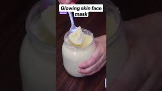 DIY face mask  Clear skin  Face mask  Glass skin  Glowing skin  shorts skincare ytshorts yt [upl. by Emmuela776]