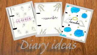 Diary ideas  Part 7  RM craft ideas  Tutorial [upl. by Zeb]