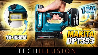 🔥The SMALL 18V Pin Nailer DPT353 XTP02 from MAKITA in TEST😱  18V Cordless Brad Nailer Review [upl. by Pros702]