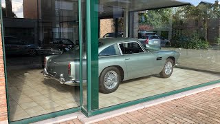 I found the James Bond Aston Martin DB5 at a local garage🤩😱 shorts notimetodie [upl. by Nyra]