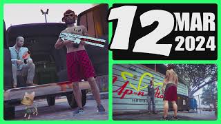 The Gun Van location amp Street Dealers today March 12 2024 in GTA 5 RAILGUN is back this week [upl. by Jeffie]