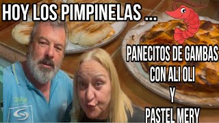 PANECITOS DE GAMBAS CON ALI OLI Y PASTEL MERY [upl. by Ttehr963]