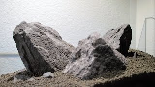 ADA 60P  San Sui Stone Hardscape Setup 4K [upl. by Wahkuna]