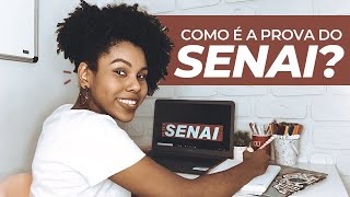 Como é a prova do SENAI para cursos técnicos SPOILER COMPLETO [upl. by Aramot]