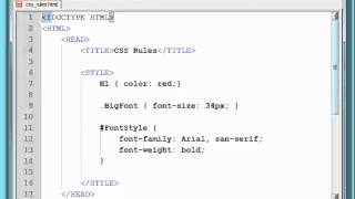 Cascading Stylesheet Rules [upl. by Barabas]