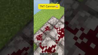 TNT Cannon😱 minecraft shortsfeed gaming minecraftgameplay minecraftbuilding [upl. by Olimpia]