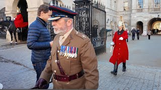 Watch the Kings Guards on Duty at Horse Guards – Royal Ceremony in Action [upl. by Nhepets]