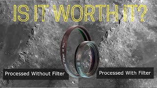 Astronomik ProPlanet 642 IRPass Filter for Lunar Before amp After Controlled Test [upl. by Waugh]