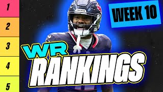 🔥 NEW Top 36 WR RANKINGS for Week 10 Fantasy Football 🚀  Fantasy Football Rankings [upl. by Oad]