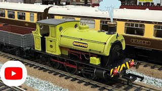 Hornby R3693 Class B2 Peckett 0 6 0ST No 4 quotSherwoodquot in Sherwood Colliery lined green with a train [upl. by Edora745]