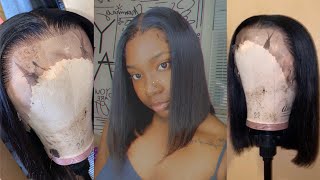 Start To Finish Wig Install  Blunt Cut Bob  50 Affordable Amazon Wig [upl. by Kassaraba502]