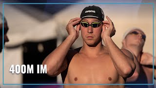 Marchand and Kalisz Lead Lanes in 400M IM  2024 TYR Pro Swim Series San Antonio [upl. by Temhem]