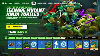 FREE SKIN for EVERYONE Fortnite x TMNT [upl. by Nohsal569]