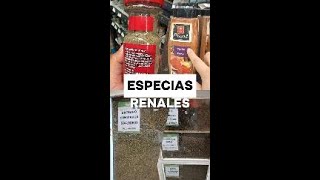 Como elegir las especias de supermercado 🥬🧄🧅🌿🌱 especias chefrenal consejos dialisis [upl. by Orling]