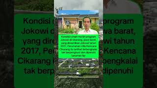 kondisi program rumah murah jokowi di cikarang terbengkalai tak berpenghuni beritaterbaru [upl. by Mina]