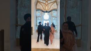 Diljit Dosanjh at Shaikh Zayed Mosque DiljitDosanjh ShaikhZayedMosque AbuDhabi Peace [upl. by Adama]