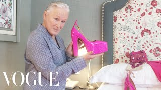 Glenn Close Gets Ready for Her First Met Gala  Vogue [upl. by Wj]