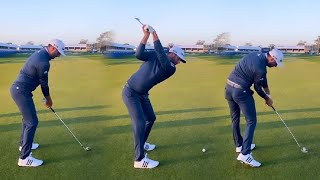 DUSTIN JOHNSON GOLF SWING 2022  IRON amp DRIVER  SLOW MOTION [upl. by Lowry705]