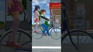 Sakura riding a bicycle 😂ytshortsshortsviralshorts [upl. by Omrelliug]