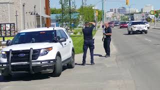 Saskatoon police investigate stabbing on 22nd St West [upl. by Yuu55]