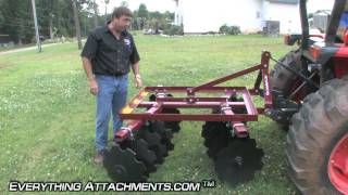 How to Use a Disc Harrow  The Gardening Series [upl. by Kelda]