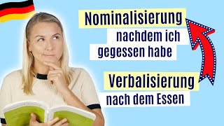 Temporalsätze mit quotnach  nachdemvor  bevorquot  Deutsch lernen B1B2C1 [upl. by Cressy]