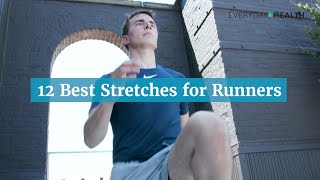 12 Best Stretches for Runners [upl. by Twitt]