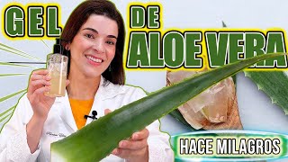 IMPRESIONANTE para las manchas arrugas en la piel cabello y salud Usa GEL de ALOE VERA [upl. by Llessur]