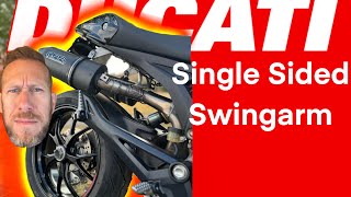 My Monster 696 is now SINGLE SIDED SWINGARM Yeah baby [upl. by Charlot]