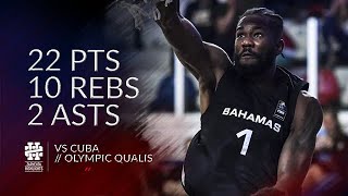 Deandre Ayton 22 pts 10 rebs 2 asts vs Cuba PreOlympic Qualifiers [upl. by Ahseiat]