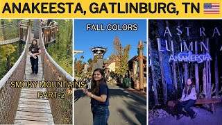 Anakeesta Gatlinburg Tennessee  Fall Colors  Smoky Mountains Part2  Indian in USA [upl. by Suzann]